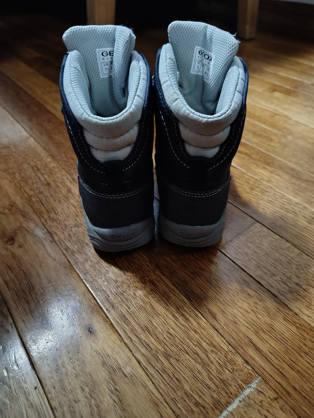 Geox Black and Gray Toddler Waterproof Snow Boots
